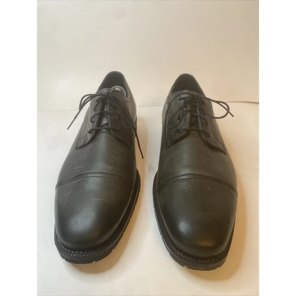 Neil M Shoes Brown Casual Dress Oxford Derby Cap Toe Lace-Up Men 12 D Leather